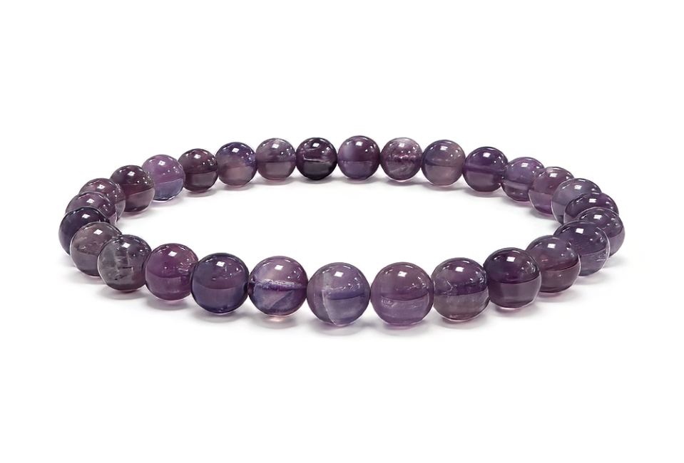 incense at Amethyst Bracelet AB 6mm Beads