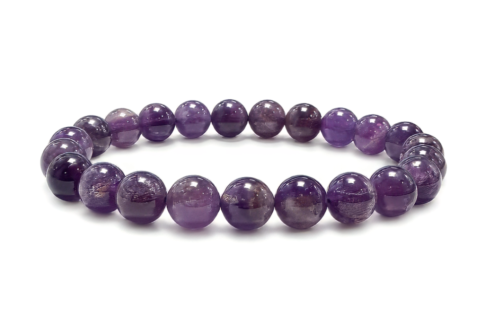 incense at Amethyst Bracelet A 7.5-8.5mm Beads