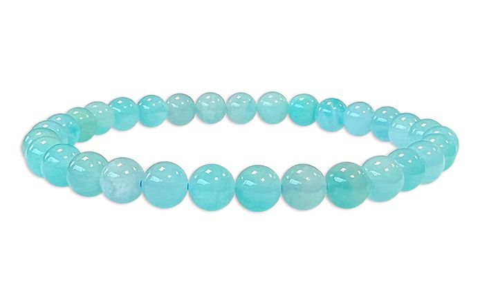 6mm pearls Mozambique Amazonite AAA bracelet