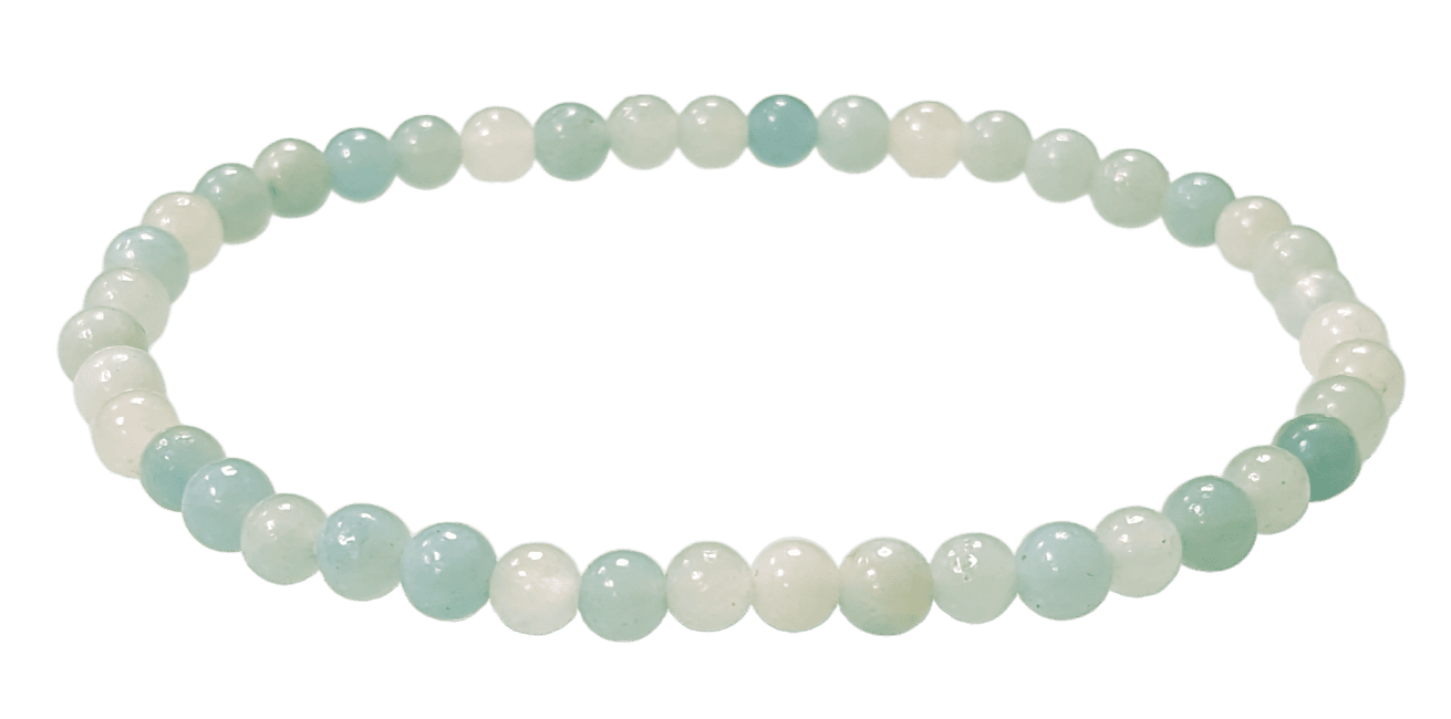 Amazonite bracelet China beads 4mm