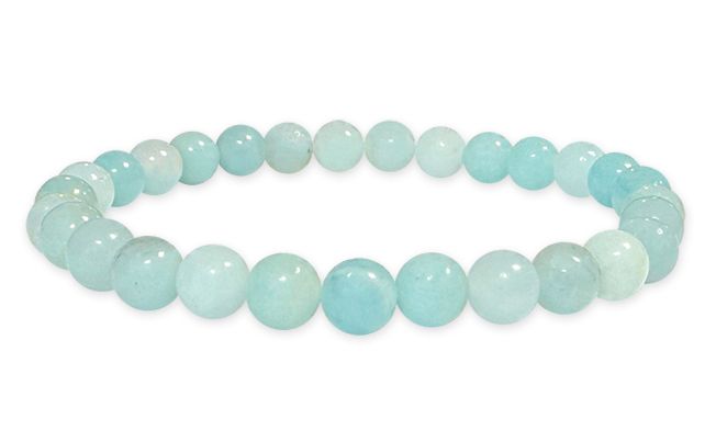 China Amazonite 6mm pearls bracelet