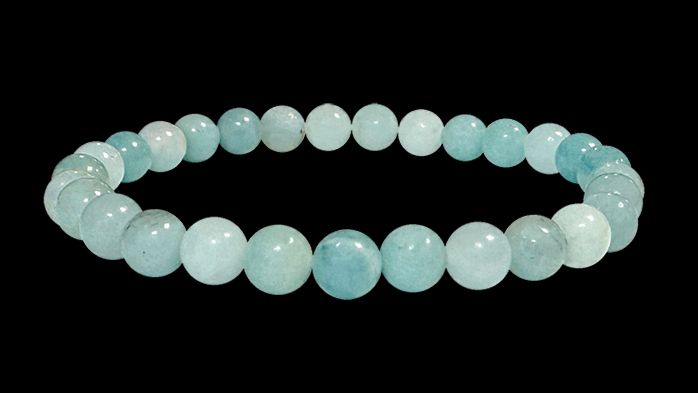 China Amazonite 6mm pearls bracelet