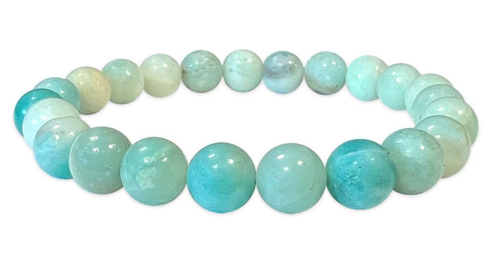 China Amazonite 8mm pearls bracelet