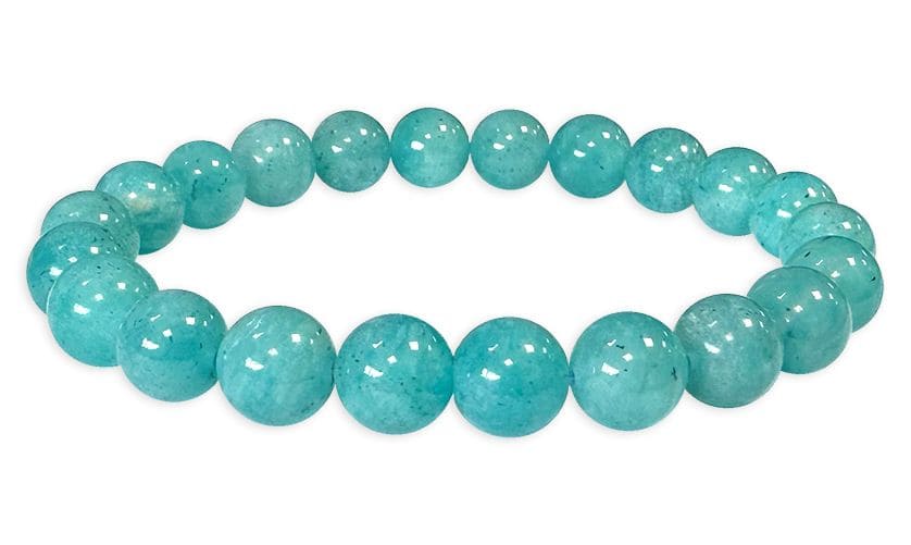 Amazonite bracelet China AA beads 8-9mm