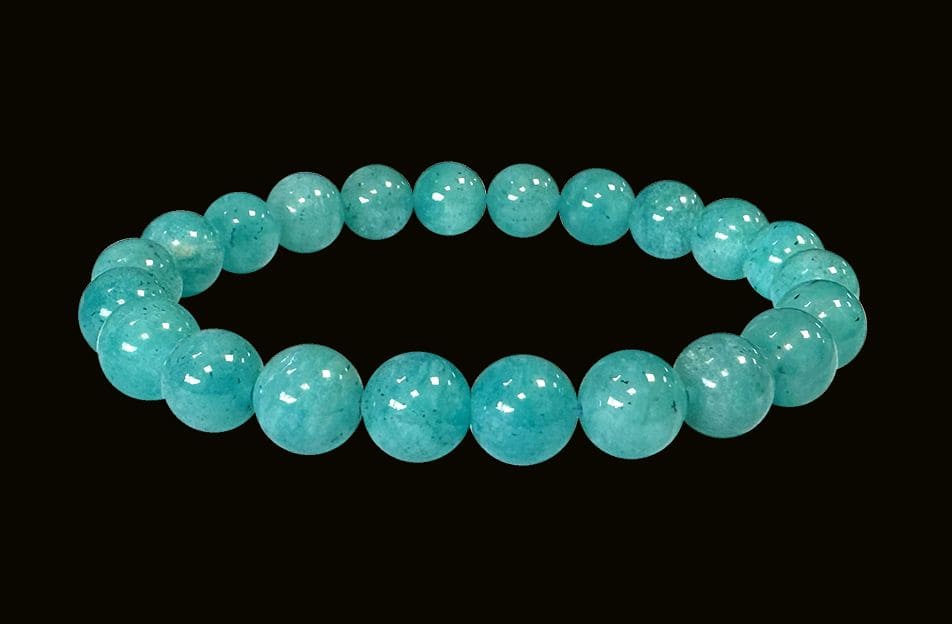 China Amazonite AA 7.5-8.5mm pearls bracelet