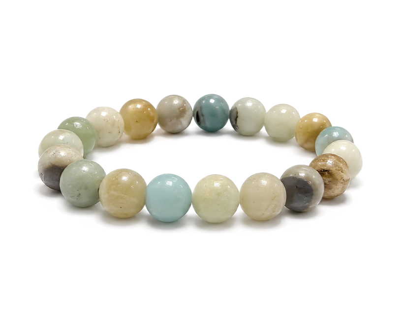 incense at Multicolor Amazonite Bracelet A 10mm Beads