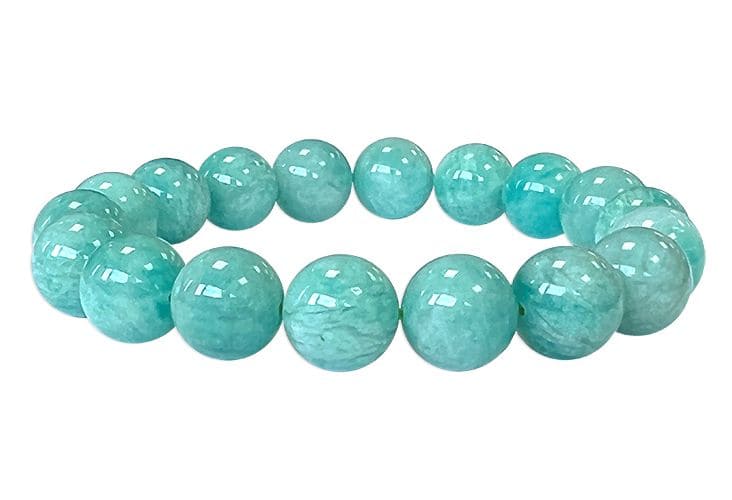 10mm Peru pearls Amazonite AA bracelet