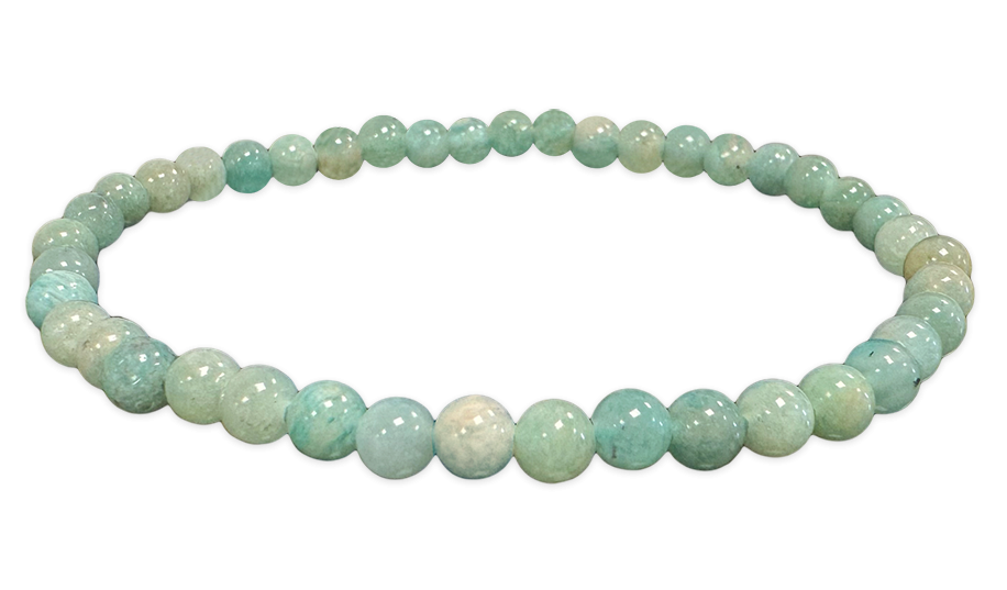 Peruvian Amazonite Bracelet With 4-5mm Beads