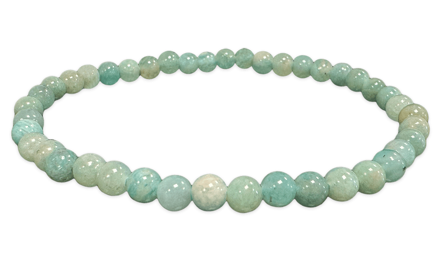 Peruvian Amazonite Bracelet With 4-5mm Beads