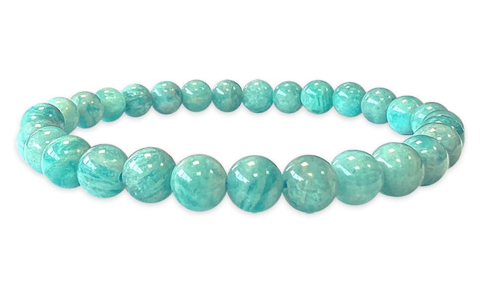 Peruvian Amazonite Bracelet A 6-7mm Beads