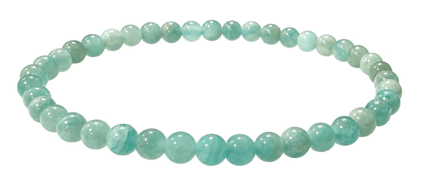 Amazonite bracelet Russia AA beads 4mm