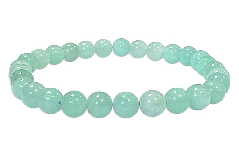 6mm pearls Mozambique Amazonite AAA bracelet