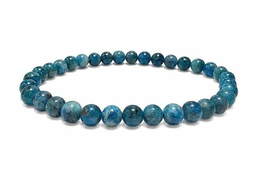 incense at Blue Apatite A Bead Bracelet 6mm