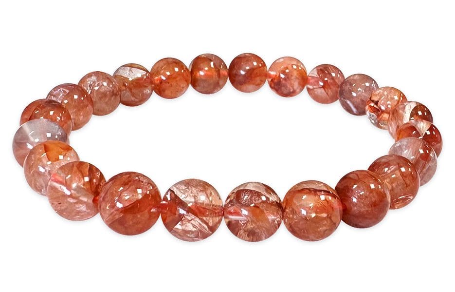 Hematoid Quartz Bracelet A beads 8-9mm