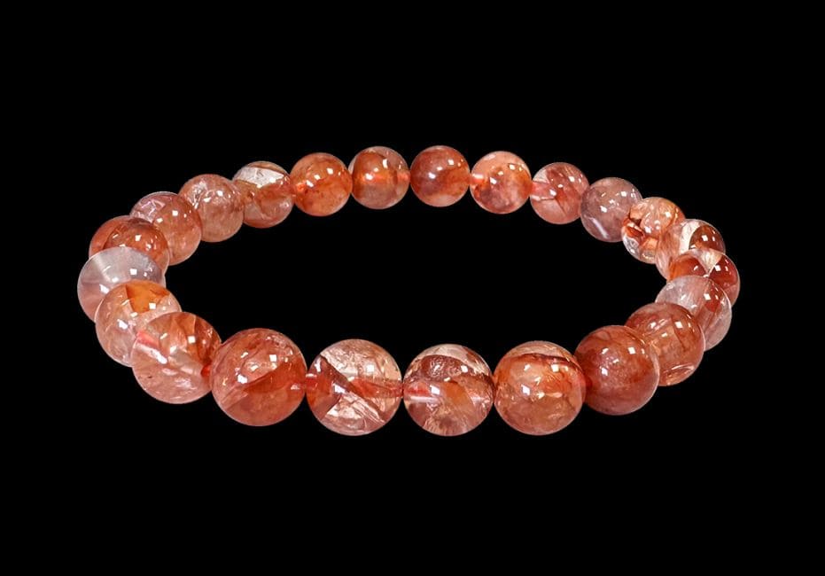 Hematoid Quartz Bracelet A beads 8-9mm