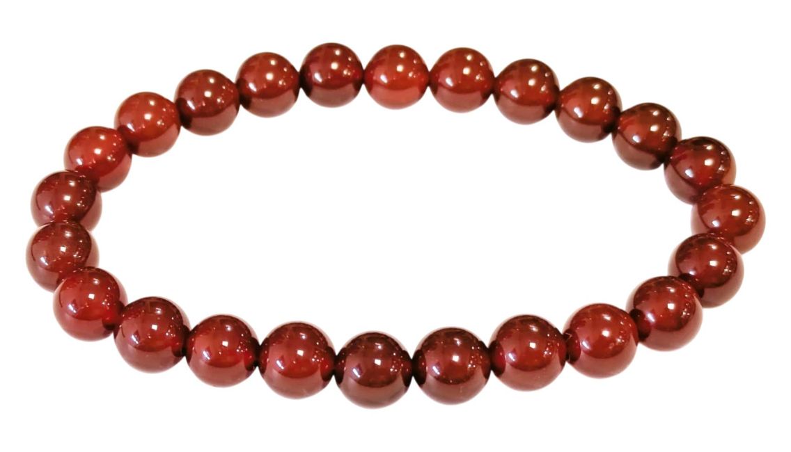 Red Agate A Bracelet 8mm Beads