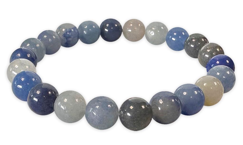 Blue Aventurine bracelet 8mm beads
