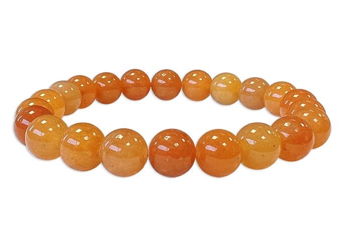 8mm pearls Orange Aventurine A bracelet