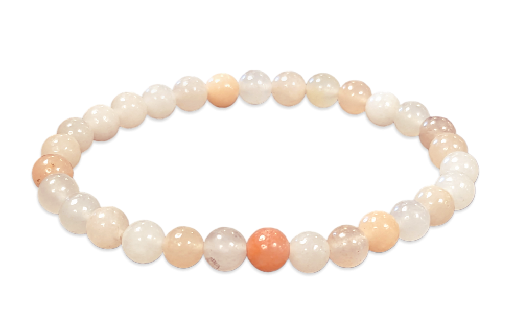 Peach Aventurine Bracelet With 6mm Beads