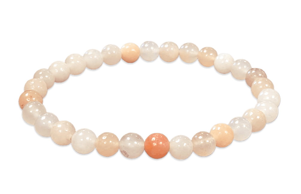 Peach Aventurine Bracelet With 6mm Beads