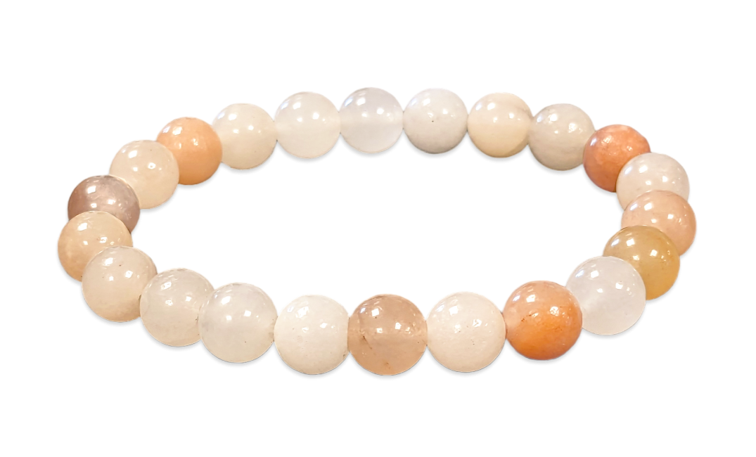 Peach Aventurine Bracelet 8mm Beads