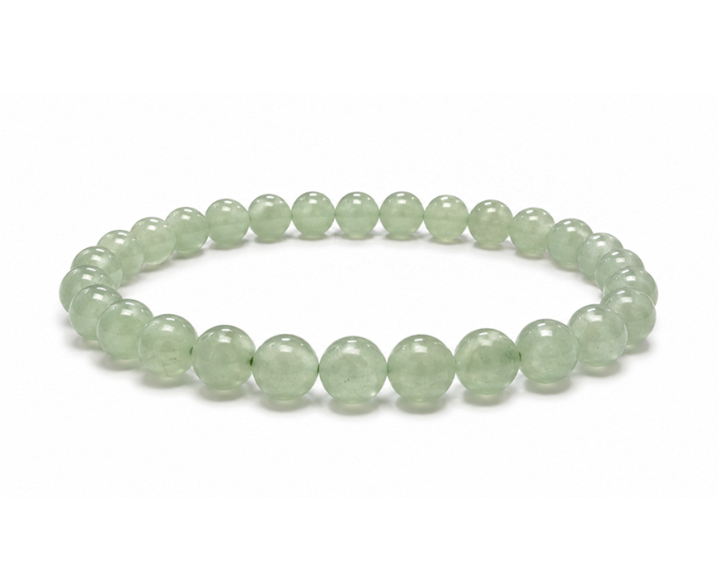 Green Aventurine A Bead Bracelet 6-7mm