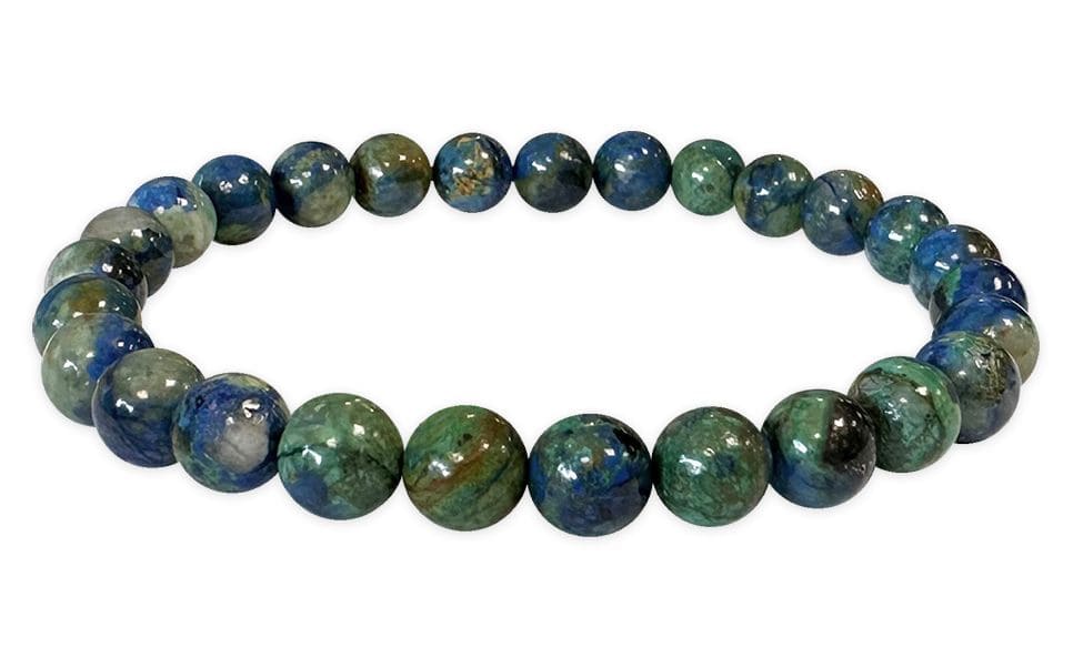 AA Natural Malachite Azurite Bracelet beads 6-7mm