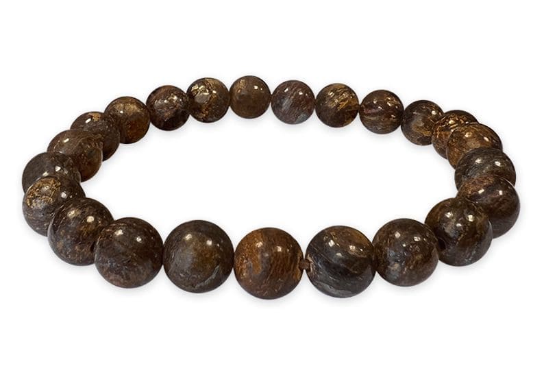 Moss Bronzite 8mm pearls