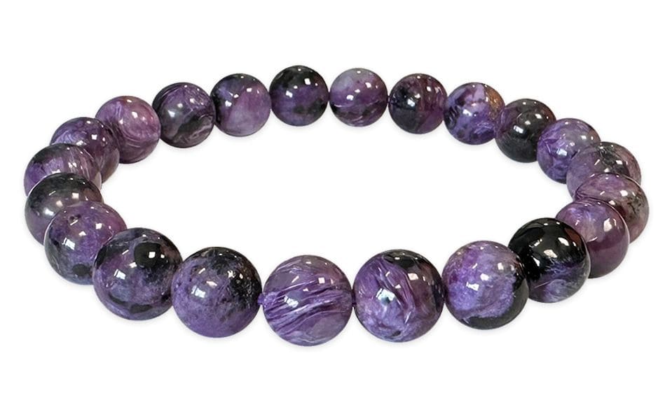 Charoite bracelet AA+ beads 7.5-8.5mm