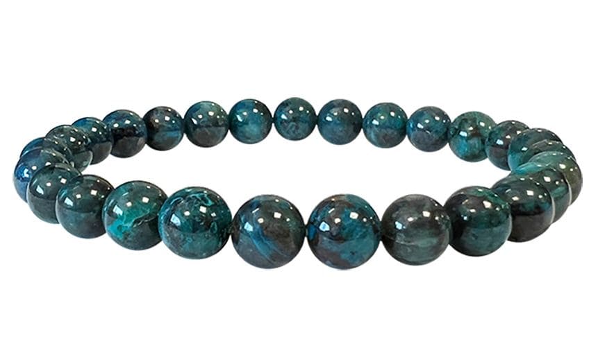 Bracelet Chrysocolla South Africa AAA pearls 5.5-6.5mm