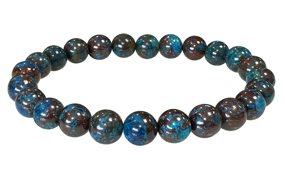 Chrysocolla bracelet Türkiye AAA beads 7mm