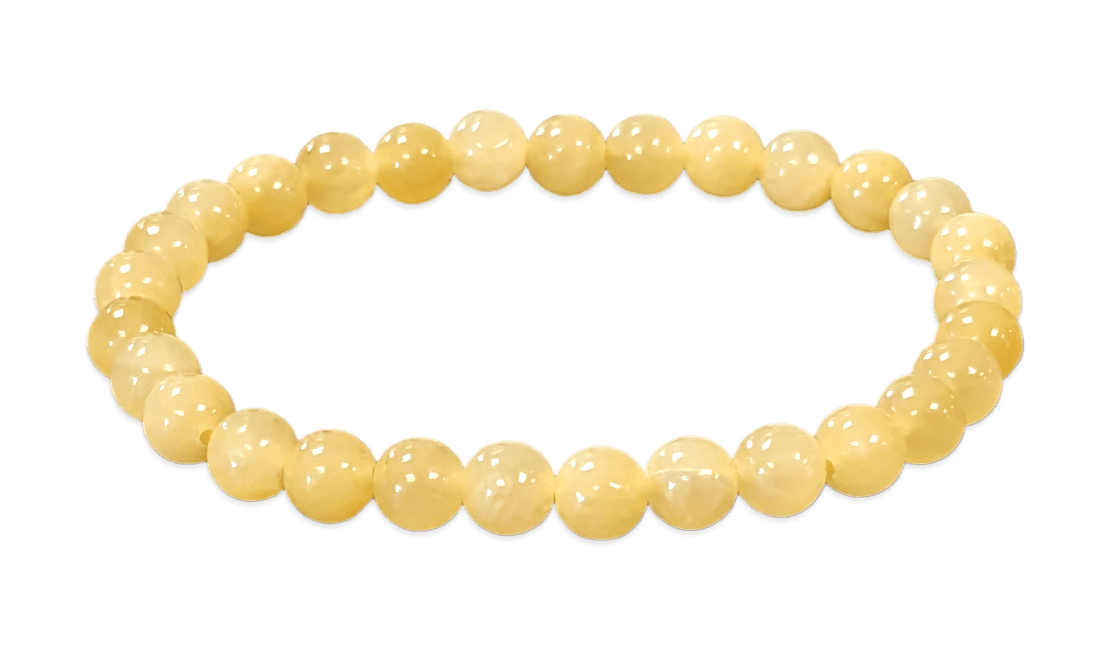 Orange Calcite A 6mm parles Bracelet