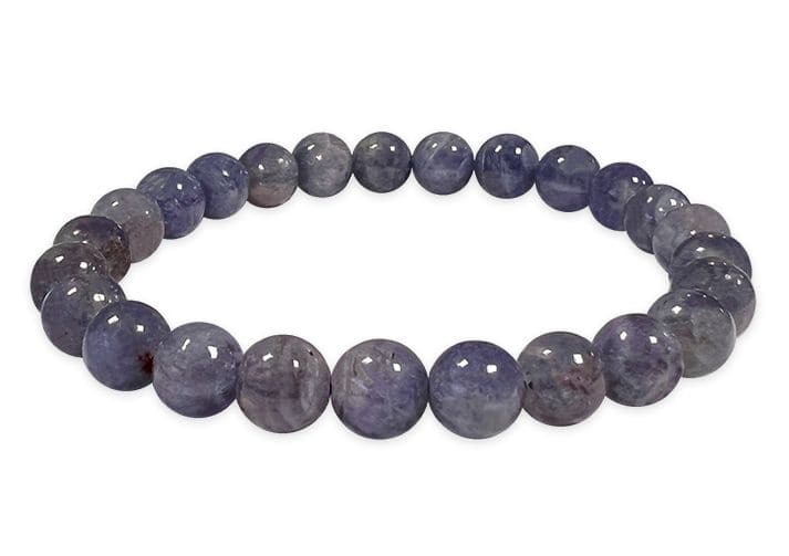 Cordierite Lolite AA bracelet beads 6-7mm