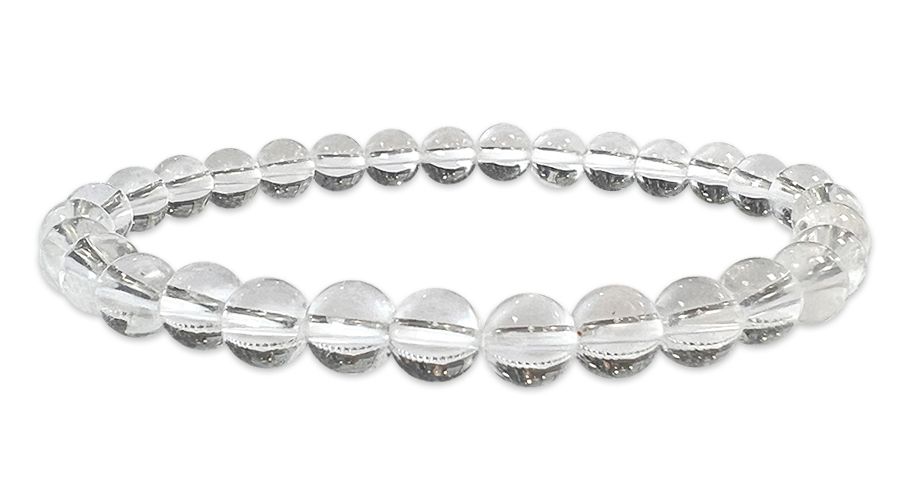 6mm pearls rock crystal A bracelet