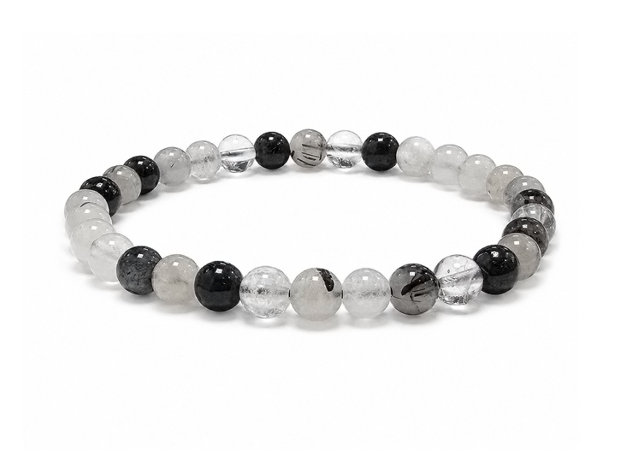 incense at Rock Crystal Tourmaline Bracelet A 6-7mm Beads|gb