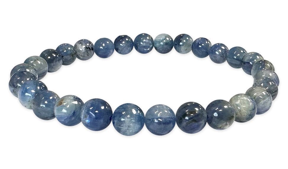 Natural Blue Kyanite Bracelet 6-7mm beads