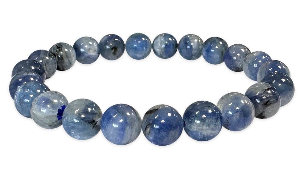 Natural Blue Kyanite Bracelet 7-8mm beads