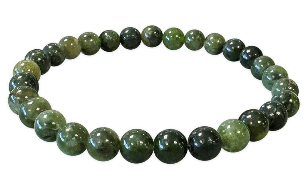 Green Diopside bracelet 6mm