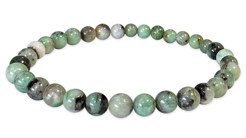 Emerald A bracelet beads 5-6mm