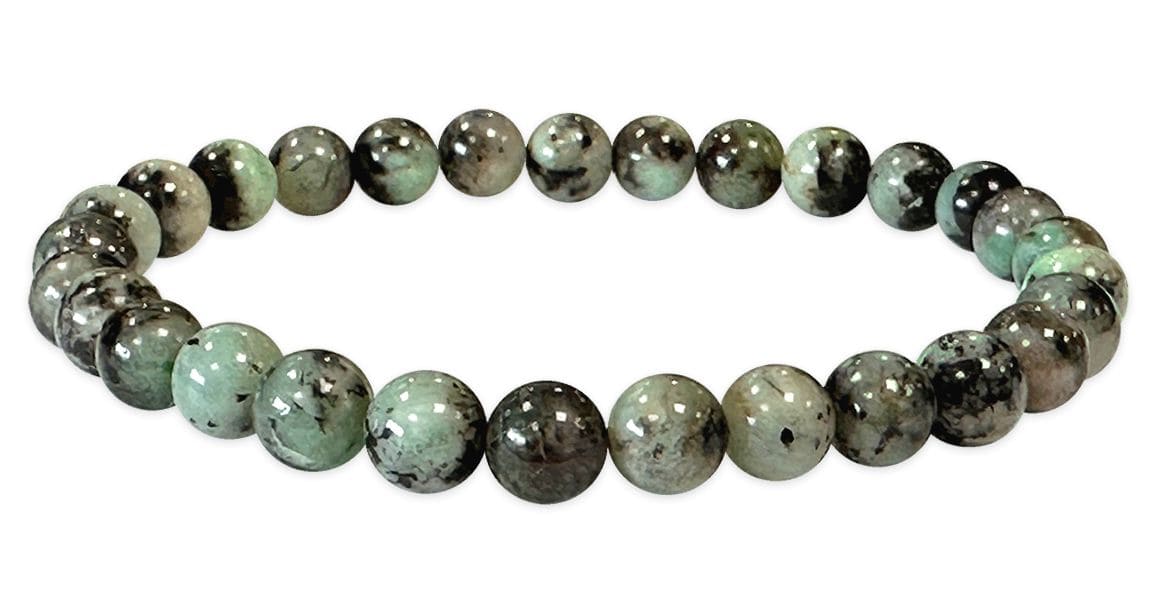 Emerald A bracelet beads 6-7mm