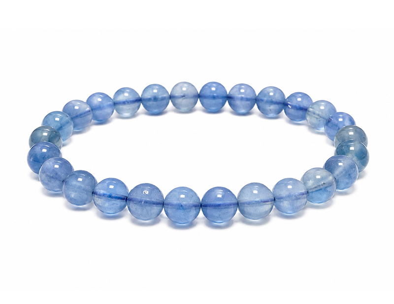 Blue Fluorite AA Bracelet 6-7mm beads
