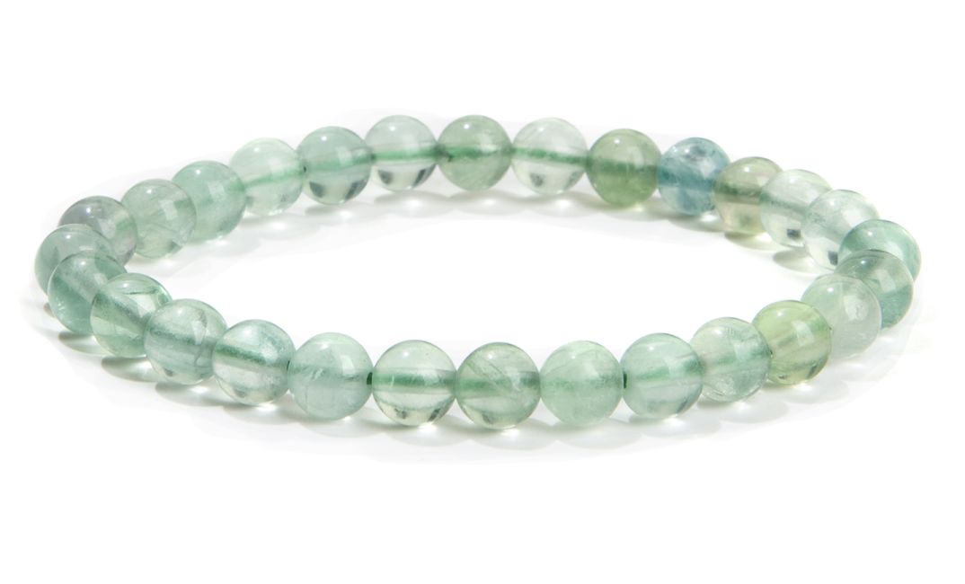 Green Fluorite Bracelet A 6mm Beads