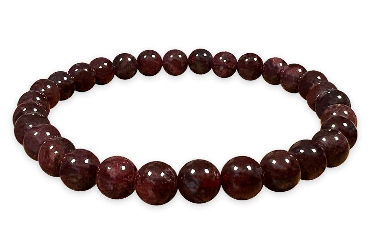Red Garnet A 6-7mm pearls bracelet