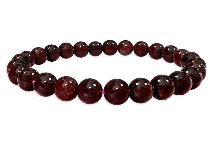 Red Garnet Bracelet AA beads 5-6mm