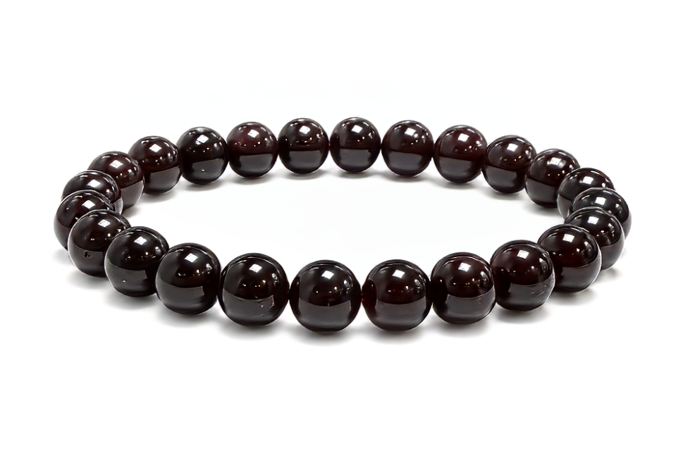 incense at Red Garnet Bracelet A 7-8mm Beads