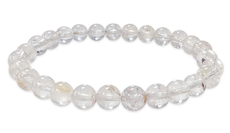 Herkimer Crystal Bracelet With 6-7mm beads