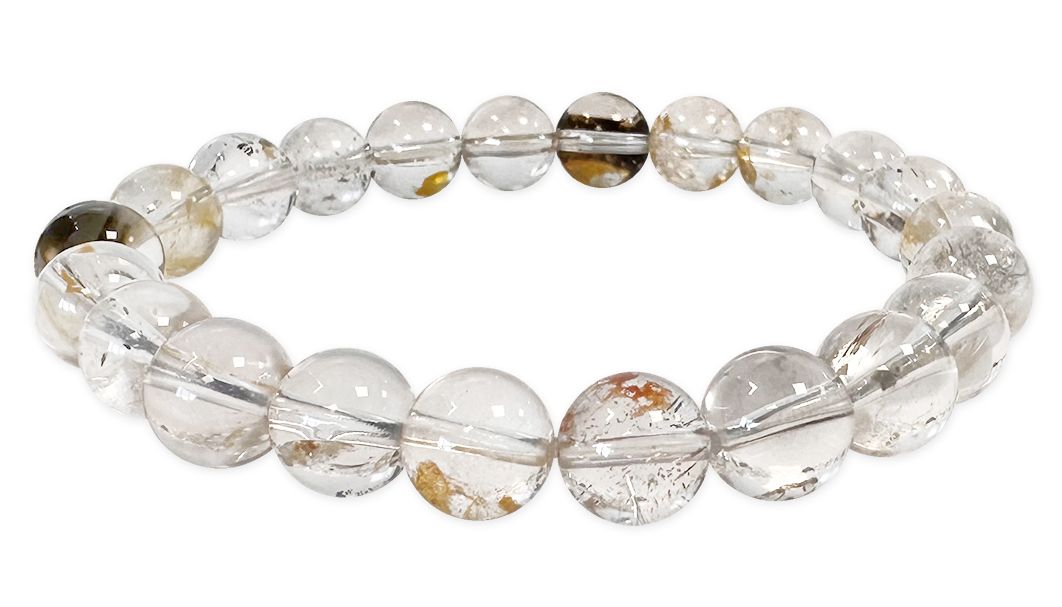 Herkimer Crystal Bracelet With 7.5-8.5mm beads