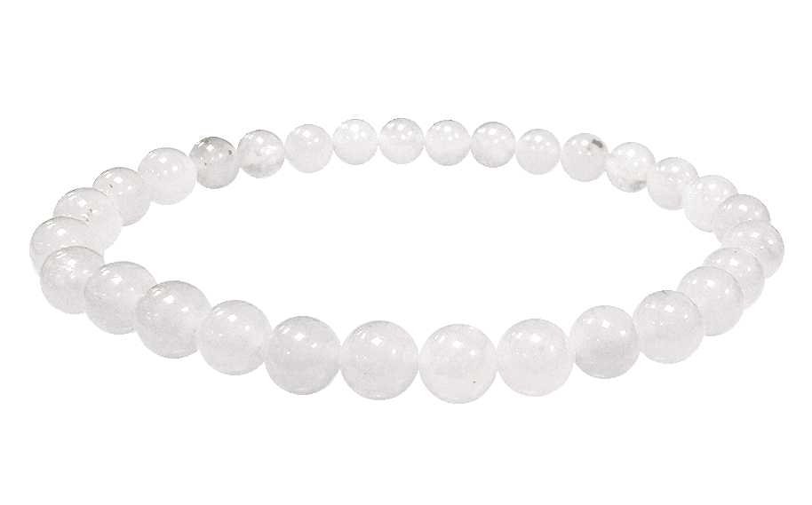 6mm pearls White Jade A bracelet