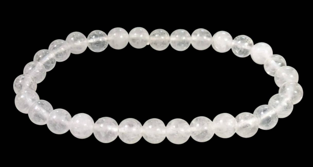 6mm pearls White Jade A bracelet