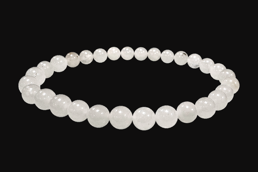 6mm pearls White Jade A bracelet